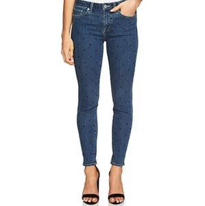 CeCe Polka Dot Skinny Jeans